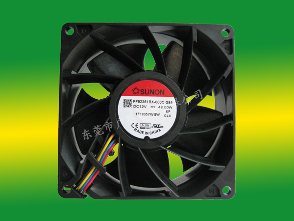PF92381BX-000C-S99SUNON大風(fēng)量滾珠4線PWM控制